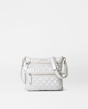 Oyster Metallic Downtown Crosby Crossbody Sport Bag