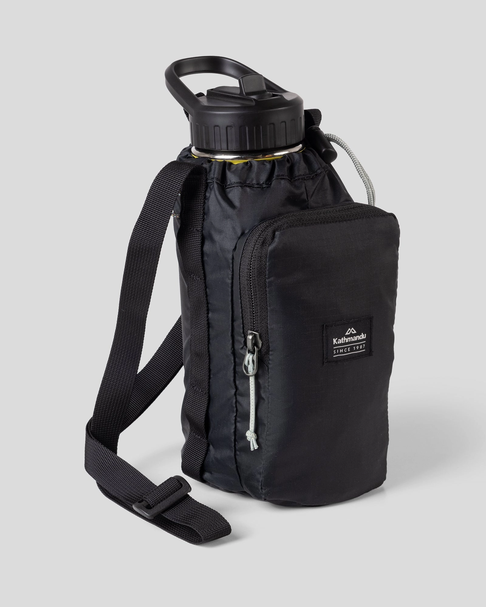 Pack&Go Bottle Holder - Black Stingray Spacious Interior