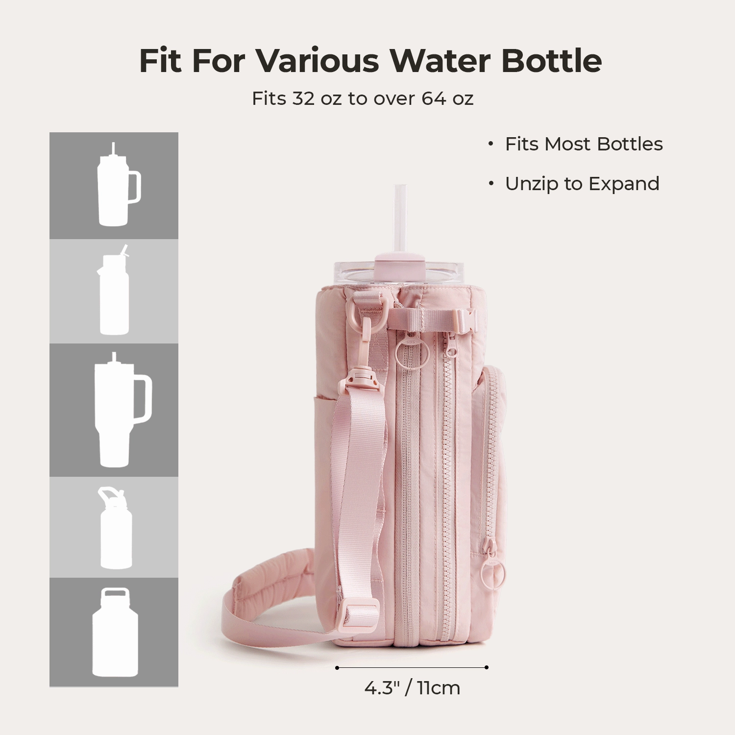 Paz Water Bottle Sling Easy Carrying Minimal Gear Everyday Outfit