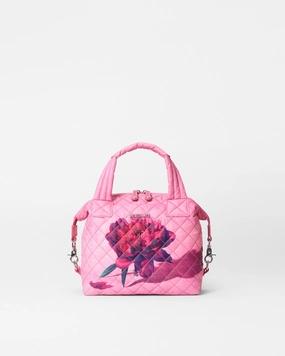 Peony/Magenta on Pink Small Sutton Deluxe Handmade Bag