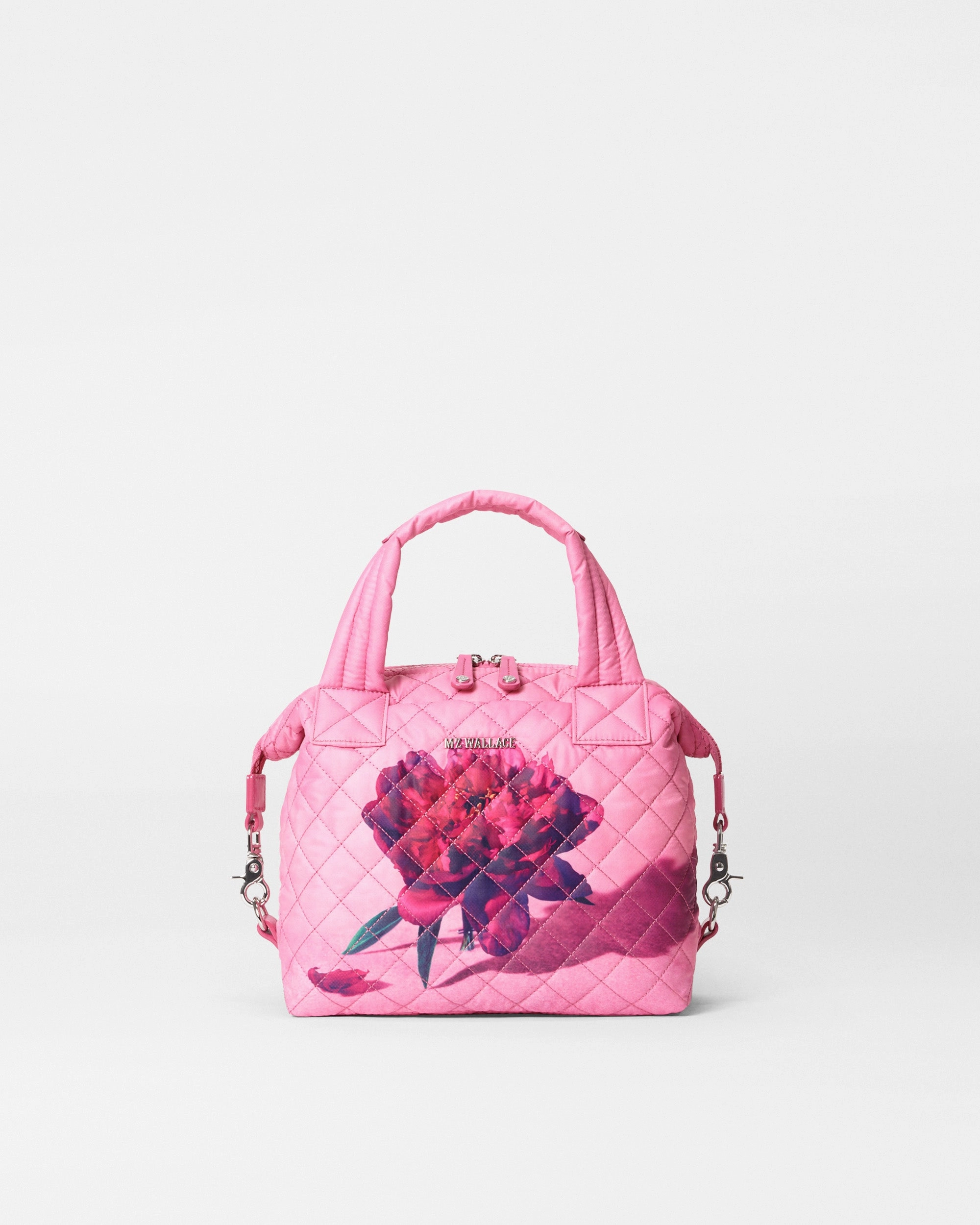 Peony/Magenta on Pink Small Sutton Deluxe Handmade Bag