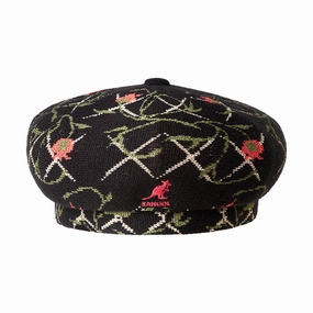 Functional Piece KANGOL TAPESTRY JAX BERET_BLACK FLORAL_L