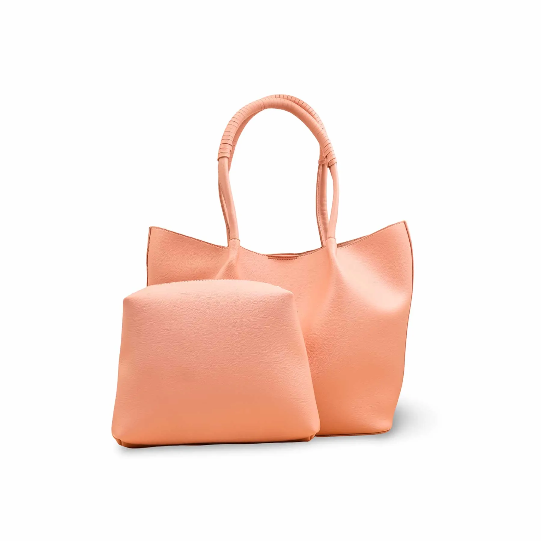 Trendy Outline Pink Casual Shoulder Bag For Ladies P55811