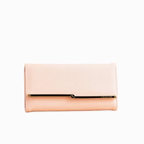 Pink Casual Wallet For Ladies P70967 Adjustable Strap