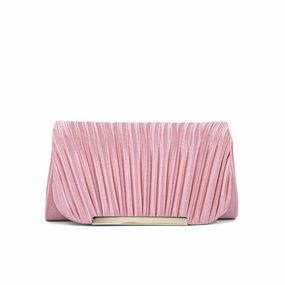 Classic Detail Everyday Style Pink Fancy Clutch P24144