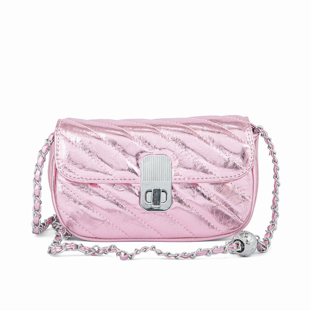 Modern Function Pink Formal Clutch P24123