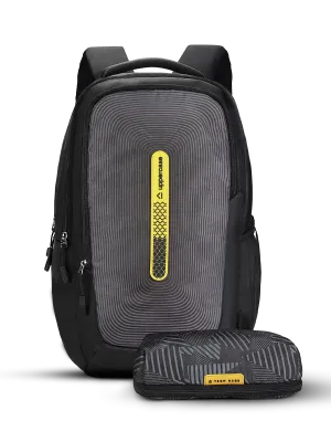 Casual Look Pixel Plus 02 2025 Black Backpack