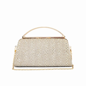 Minimal Element Modern Function Golden Fancy Clutch P24188