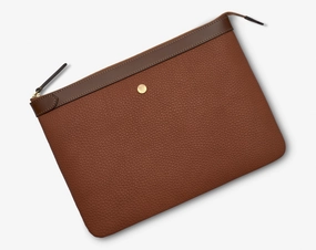Outdoor Freedom Timeless Function Pouch Large, Leather - Tabac/Cuoio