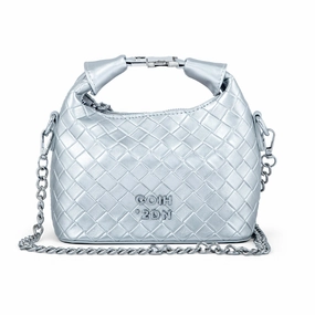 Silver Formal Clutch P24139 Light Daily Bag Stylish Practicality