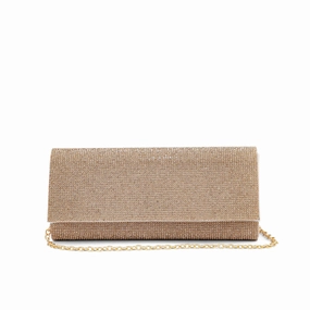 Lightweight Shape Urban practicality Golden Fancy Clutch P24328