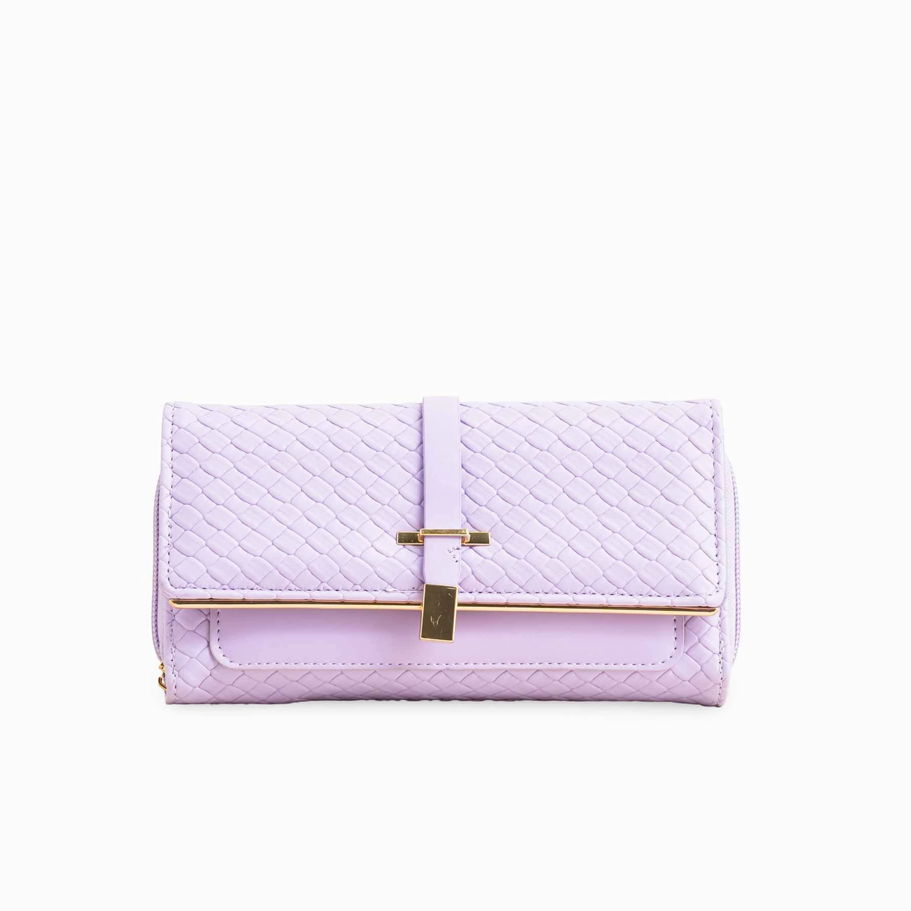 Purple Casual Wallet P70971 Stylish Design Outdoor Walking