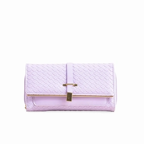 Purple Casual Wallet P70971 Stylish Design Outdoor Walking