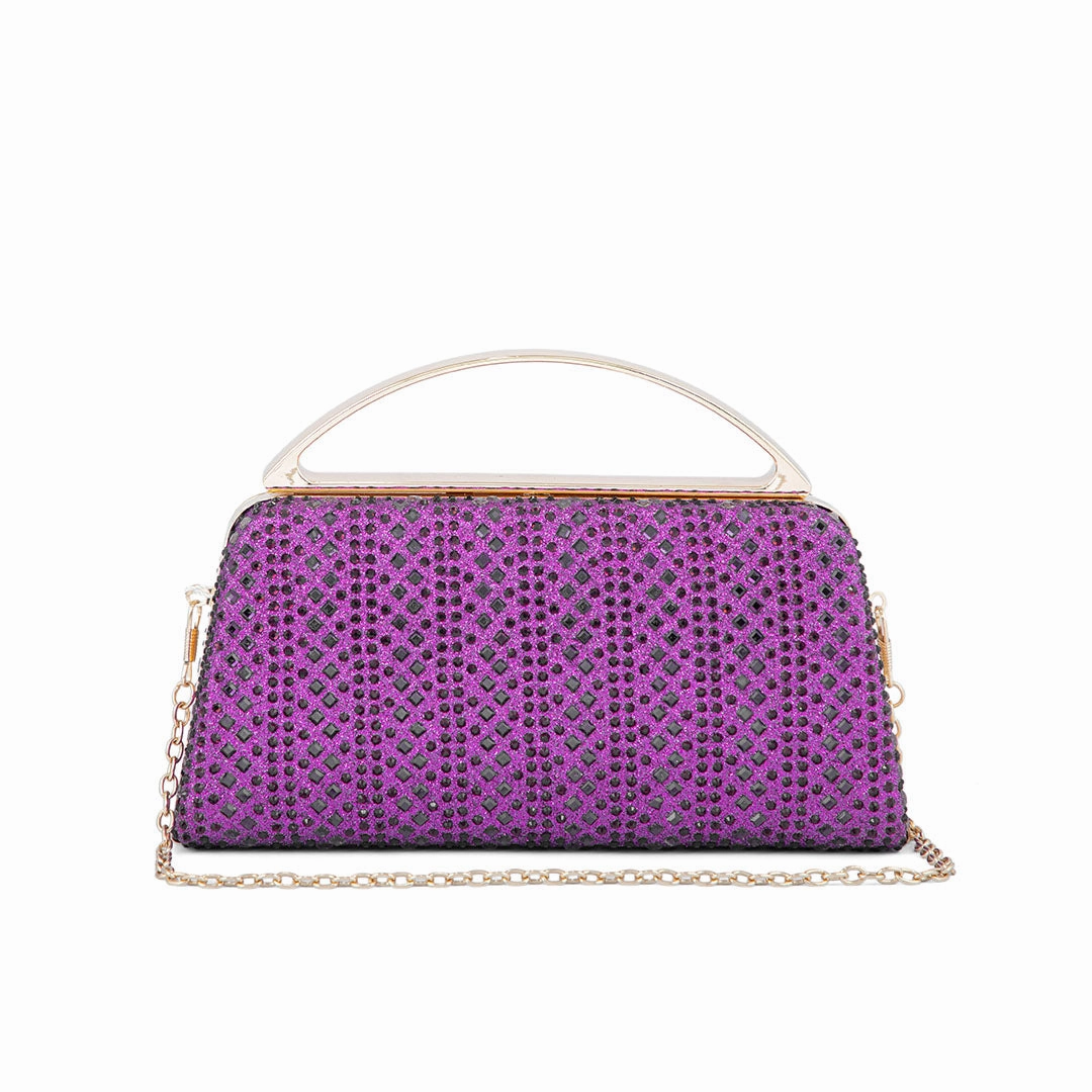 Purple Fancy Clutch P24188 Timeless Design
