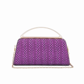 Purple Fancy Clutch P24188 Timeless Design