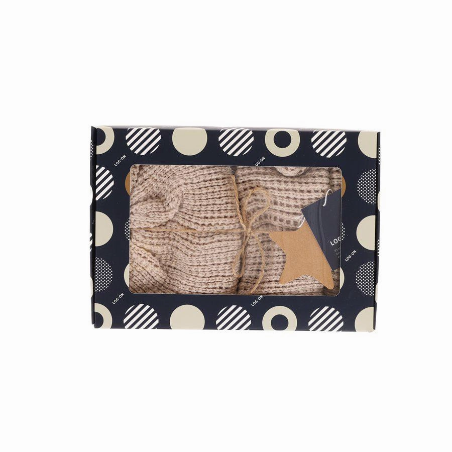 Outdoor Travel Gear Modern Mood ADINA Stole And Hat Set White