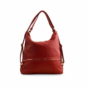 simple design Red Formal Shoulder Bag For Women P36356