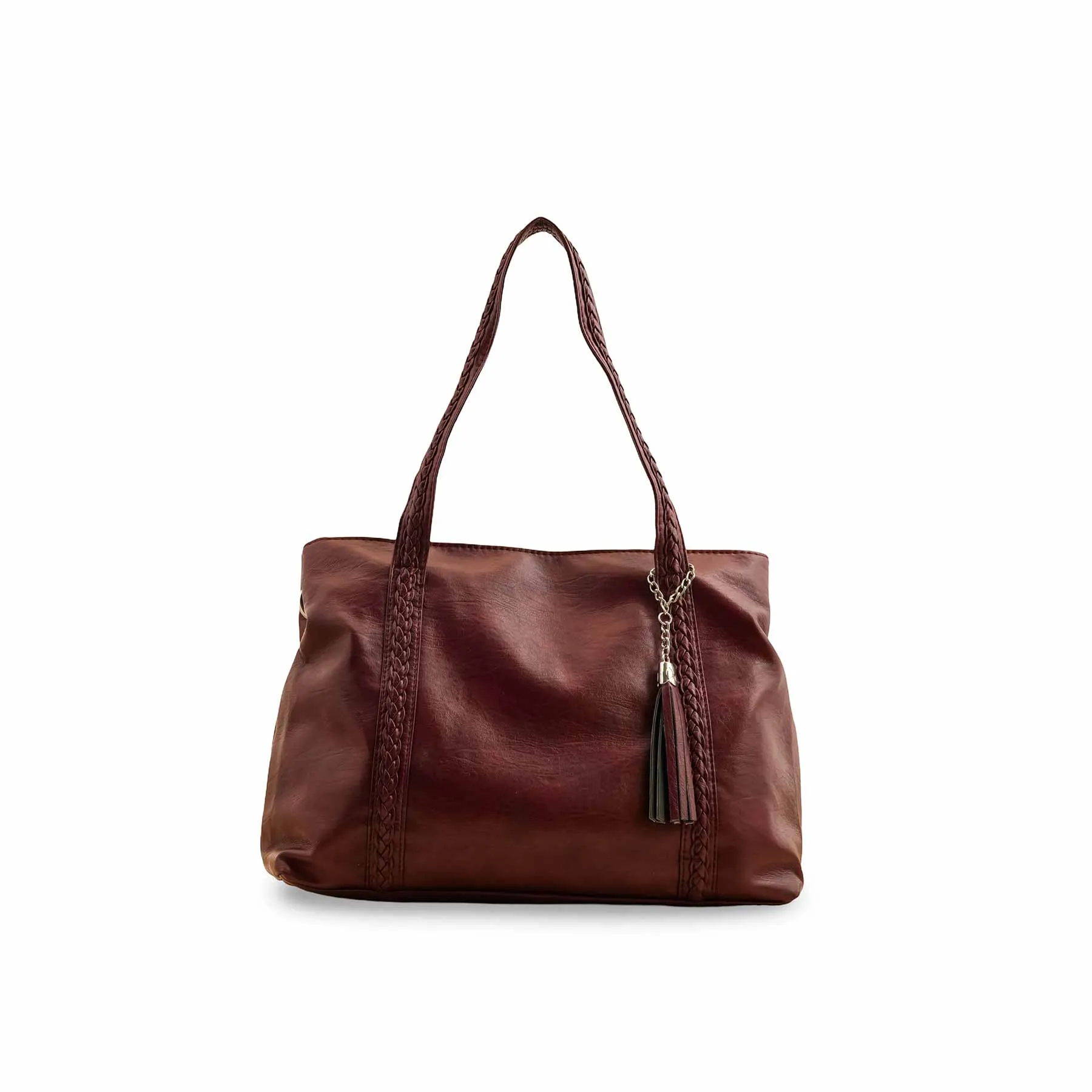 Weekend Wear Functional Pockets Red Formal Shoulder Bag P36354