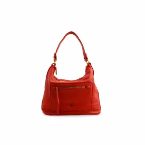 Red Women Formal Shoulder Bag P36361 Compact Solution