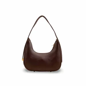 Coffee Formal Shoulder Bag For Ladies P56244 Street Ready