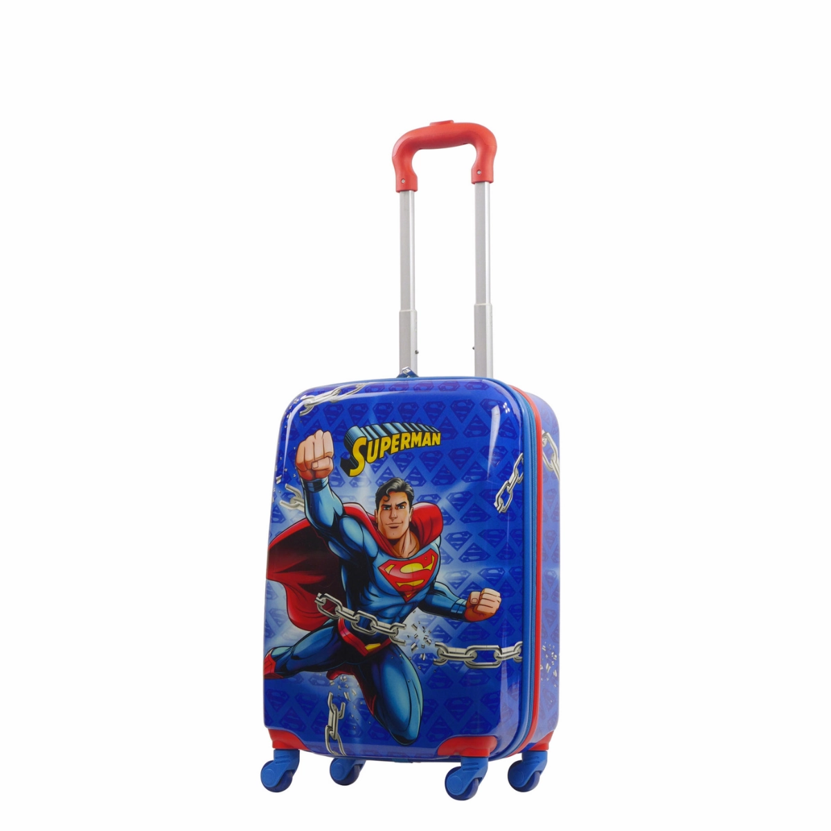 Compact and Efficient WB Superman Kids 20.5" Hard Side Spinner Carry-on Luggage