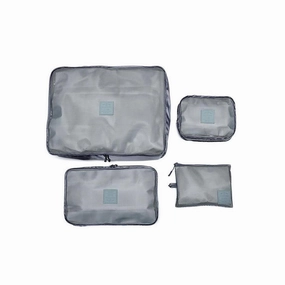 Weekend Ride Minimal Shape CONCISE Clothes Case 4pcs Set - Grey  (196g)