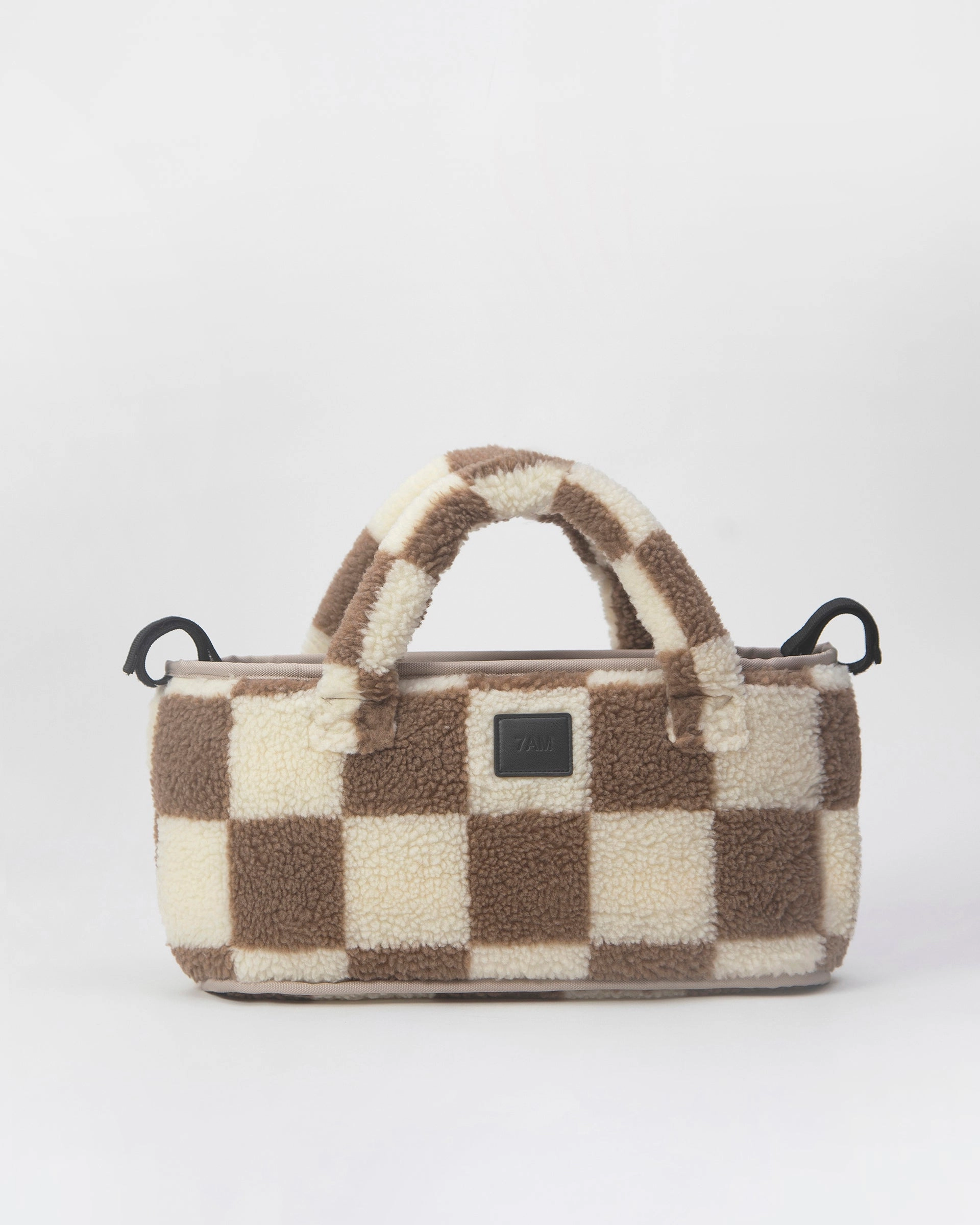 Romy Stroller Organizer - Checker Berber Outdoor Scene