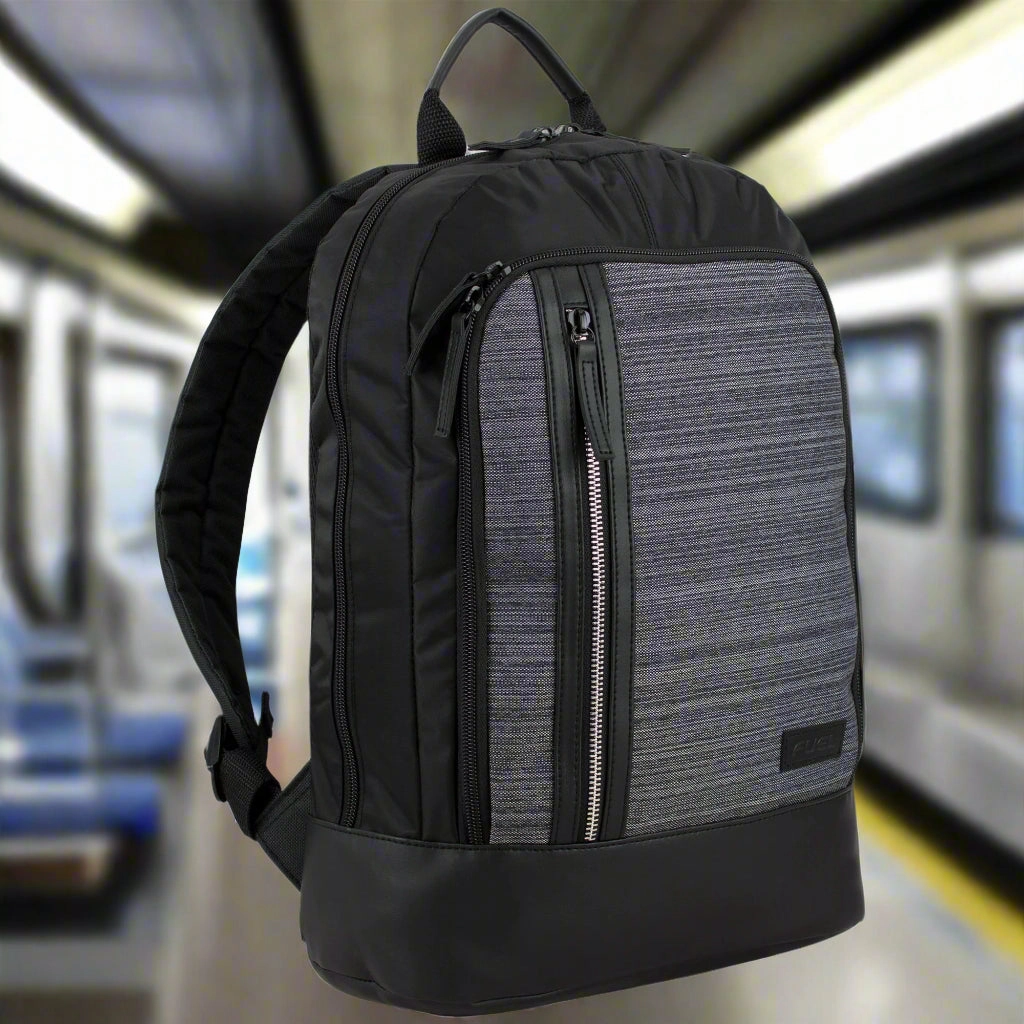 Fuel Classic Zipper Backpack With Large Front Exterior Compartment and Comfortable Bag Straps Durable Design