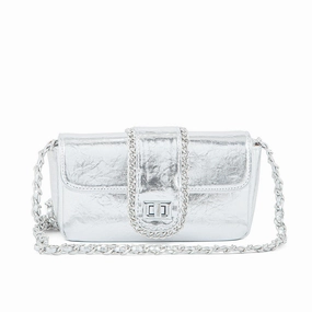 Silver Formal Clutch P24107 Organized Travel