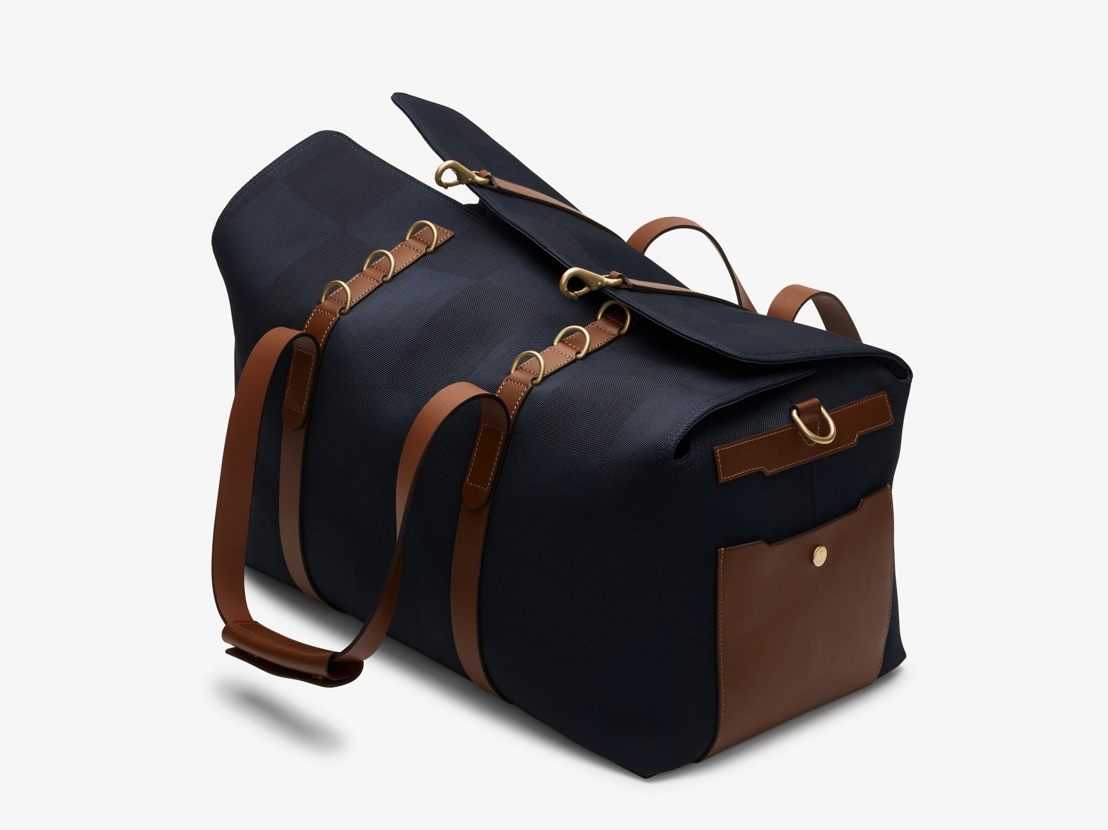 Compact Travel Gear M/S Supply ?C Pioneer Blue/Cuoio