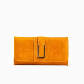 Mustard Casual Wallet For Women P70960 Casual Wear Compact Travel