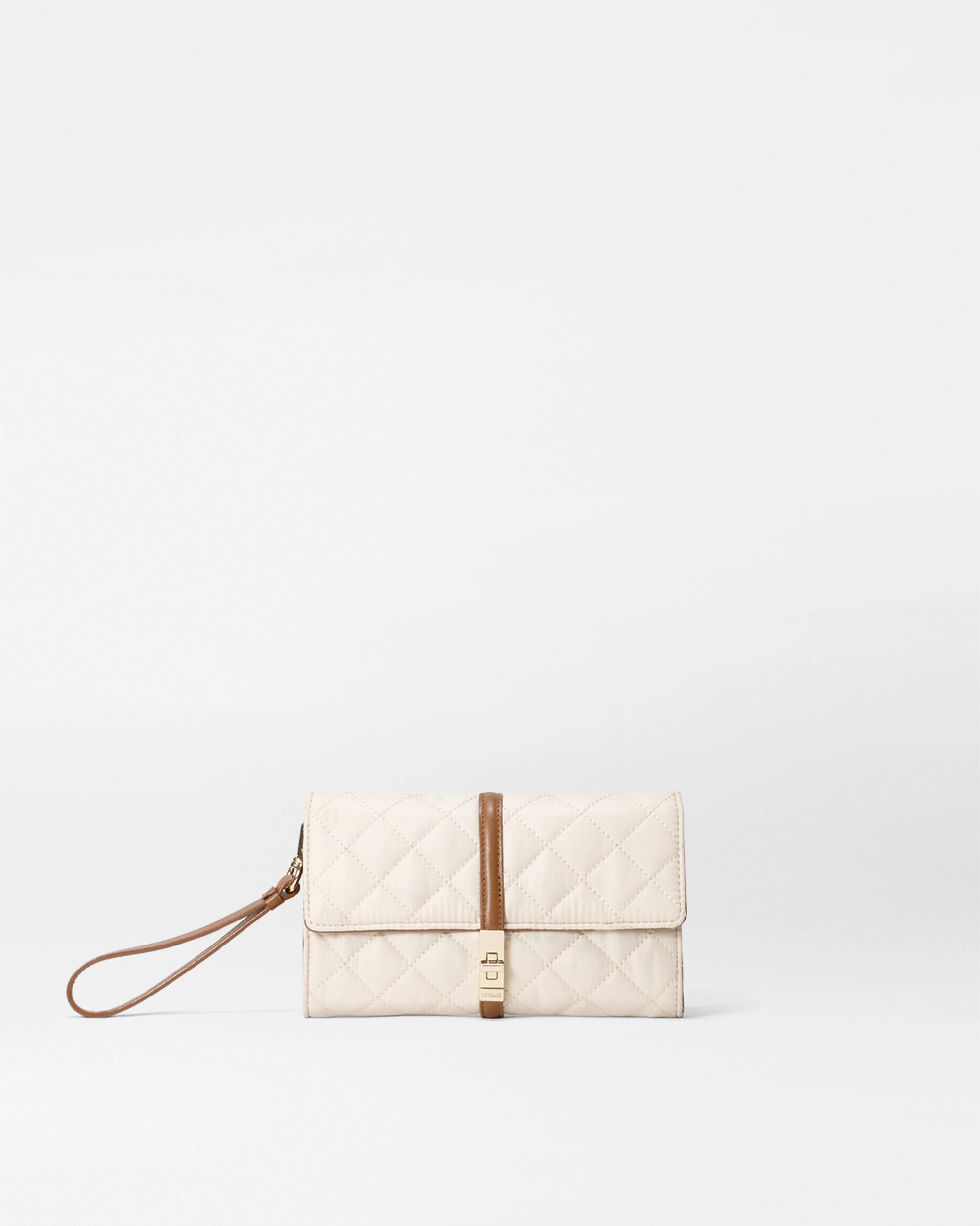 Sandshell with Brown Astor Convertible Crossbody (Fabric) Travel Spirit Travel Comfort