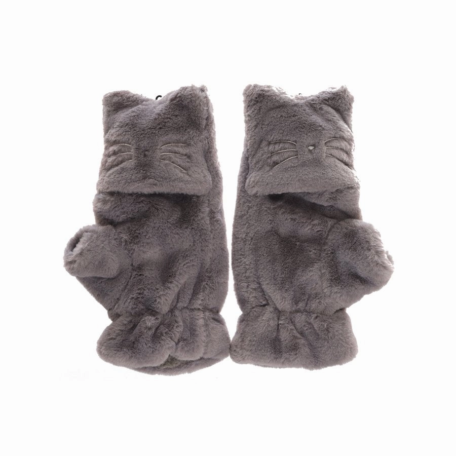 SENBADO Mitten Fur Glove 450-2853 Grey  (130g) Drawstring Bag Stylish Everyday Bag