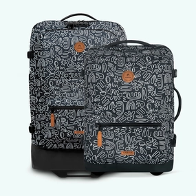 Set of 2 Suitcases Amiens Stylish Fit Ventilated Mesh