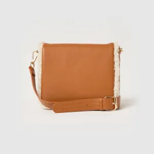 Shearling Crossbody - Tan Stylish Lifestyle