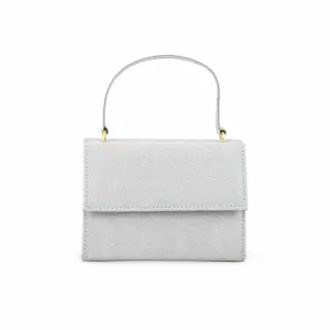 Light Structure Silver Casual Shoulder Bag For Ladies P55703