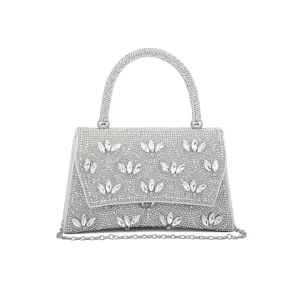 Silver Fancy Shoulder Bag P24335 Timeless Feature