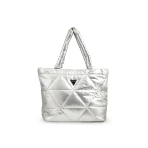 Silver Formal Shoulder Bag P36318 Chic Handbag Contemporary Look