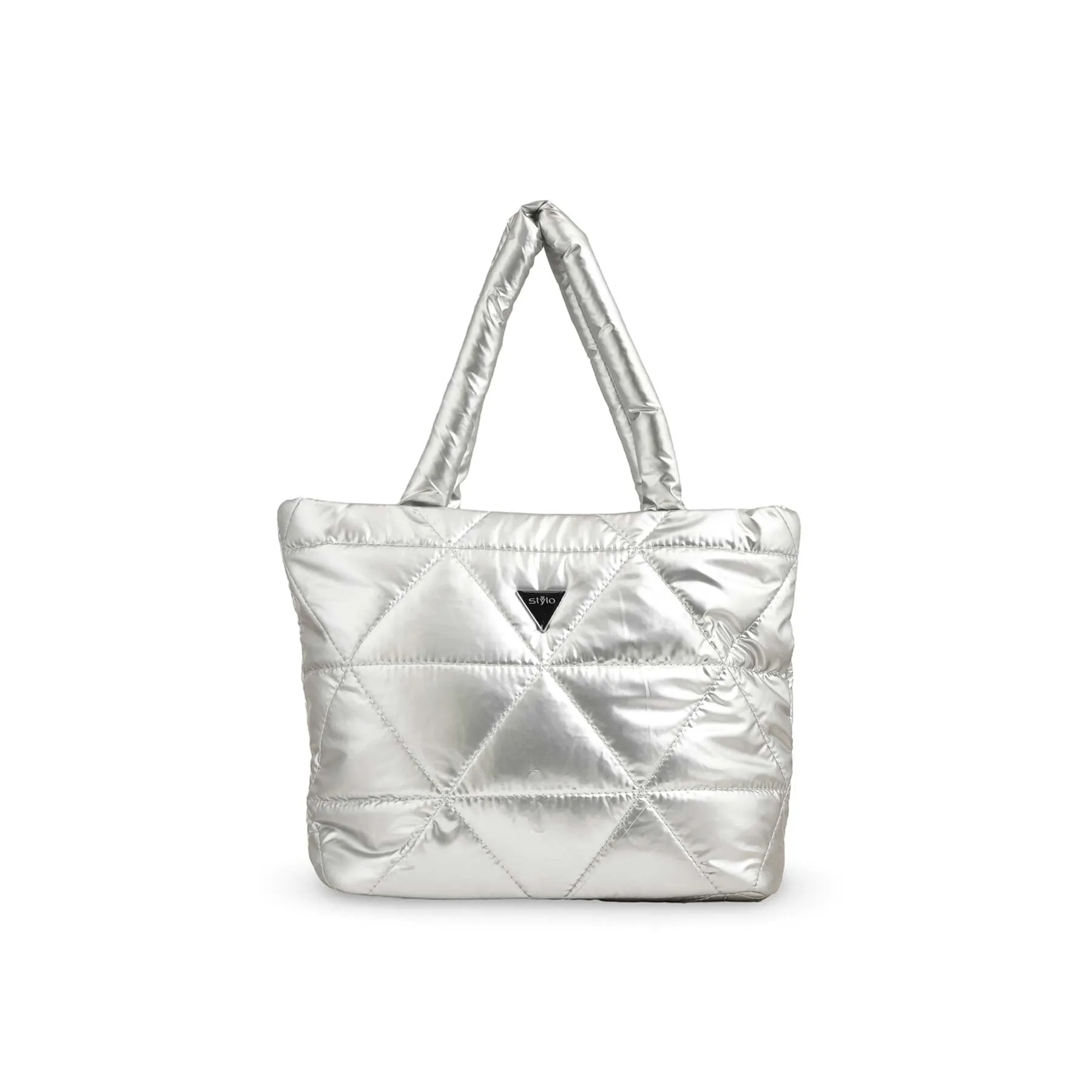 Silver Formal Shoulder Bag P36318 Chic Handbag Contemporary Look