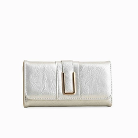 Modern Utility Silver Casual Wallet For Women P70960