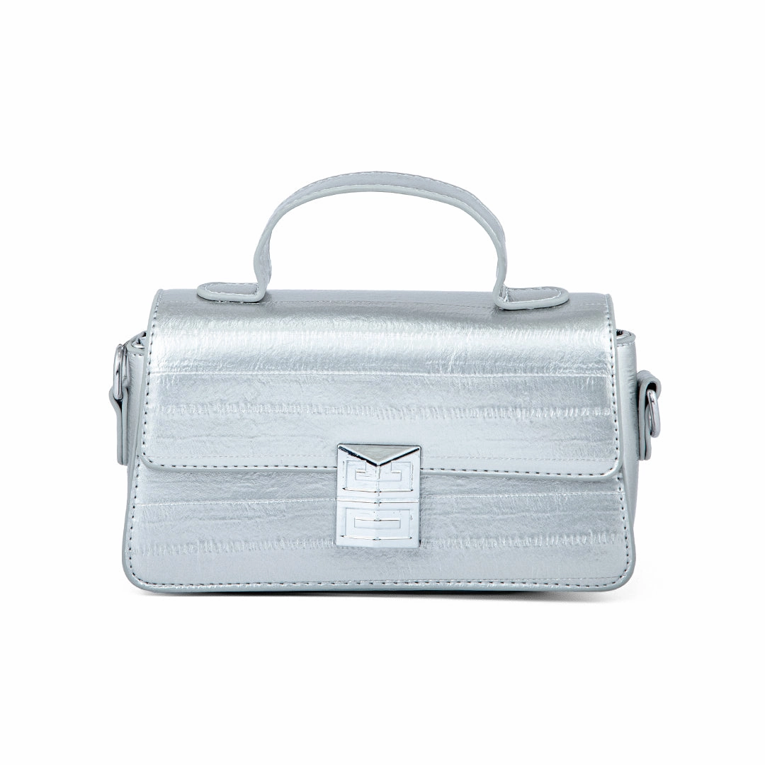 Silver Formal Clutch P24117 Comfort Style All Purpose