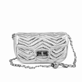 Lightweight Carry Bag Lightweight Function Silver Formal Clutch P24119