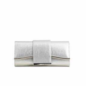 Functional Organizer Silver Formal Clutch P24221