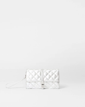 Silver Leather Astor Convertible Crossbody Smart Idea Versatile Feature