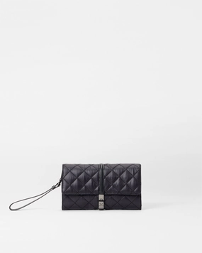 Black Astor Convertible Crossbody Multi Pocket Bag
