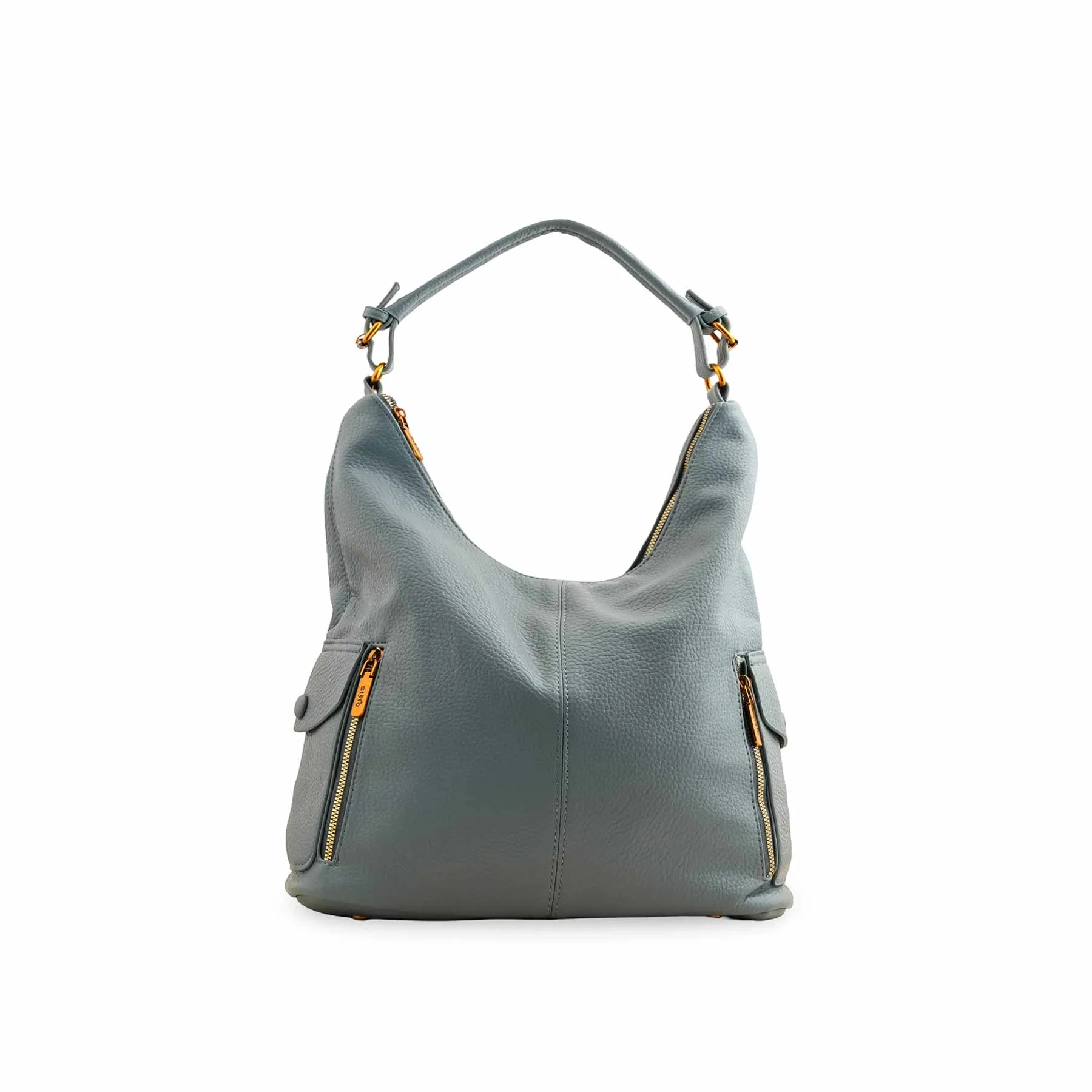 Fashion Texture Sky Blue Formal Shoulder Bag P36381