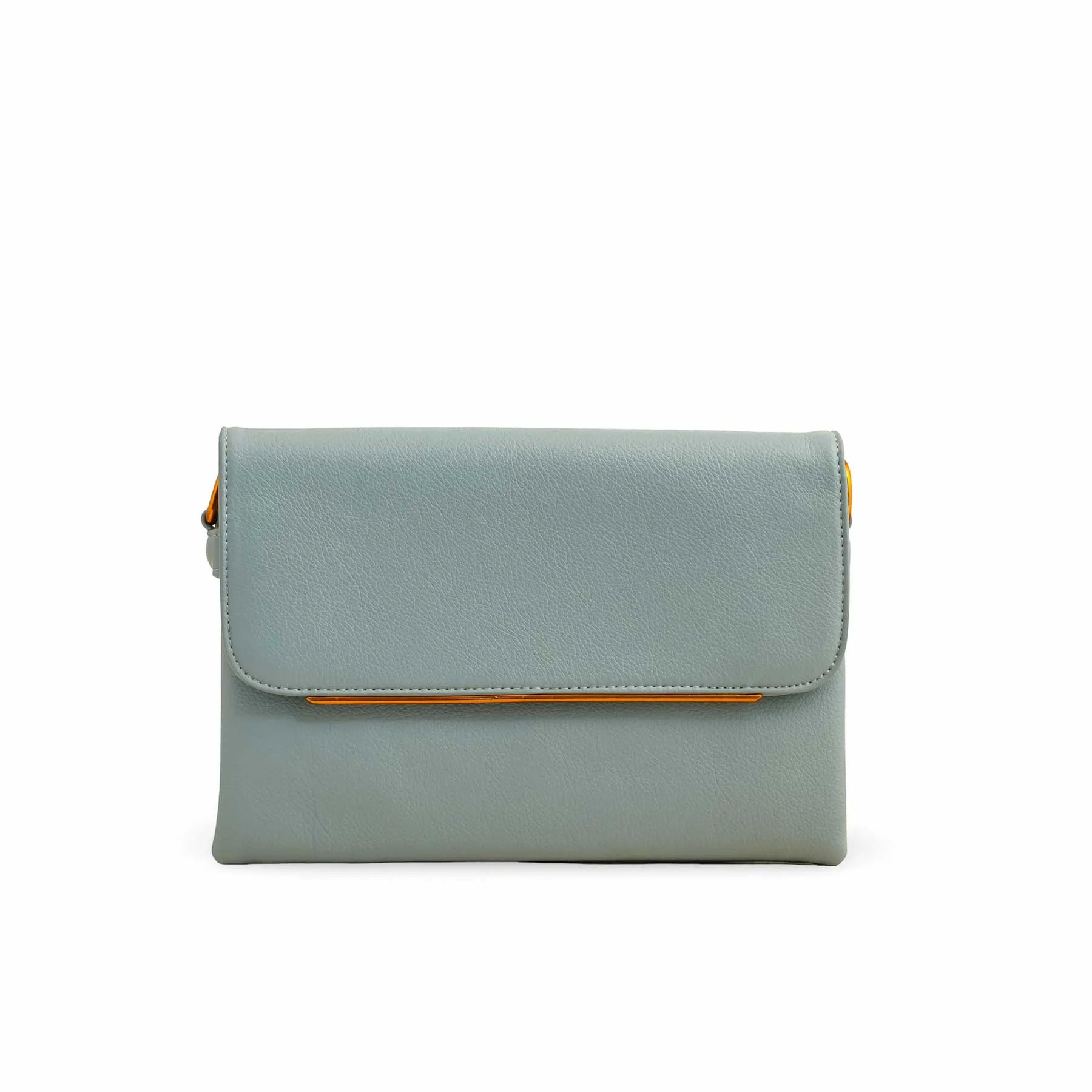 Sky Blue Women Formal Shoulder Bag P36366 Elegant Finish Soft Material