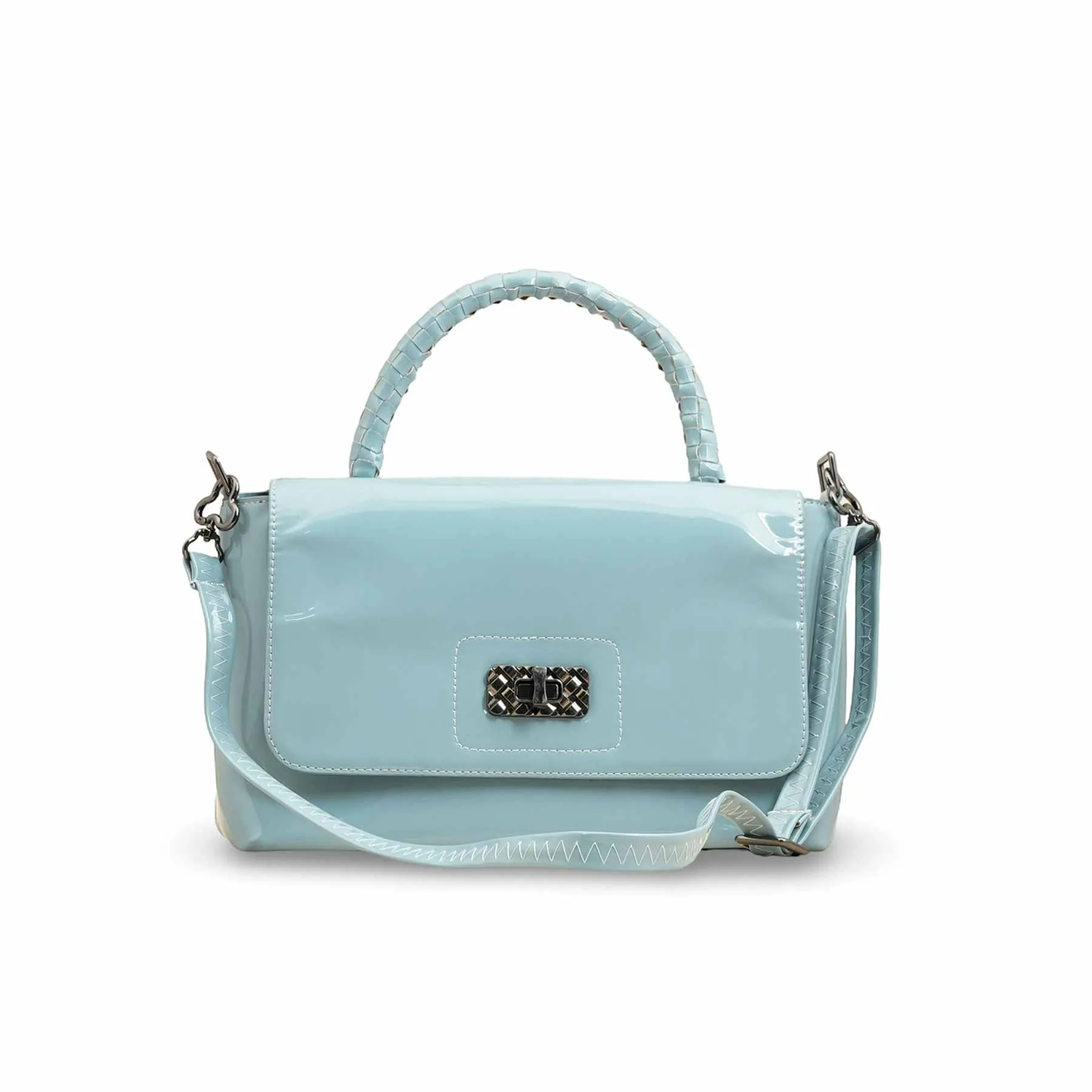 Smart Accessory Modern Trend Sky Blue Women Formal Shoulder Bag P55812