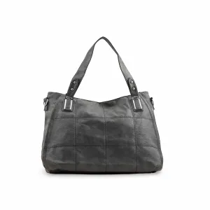 Grey Formal Shoulder Bag P36348 Chic Look Trendy Style