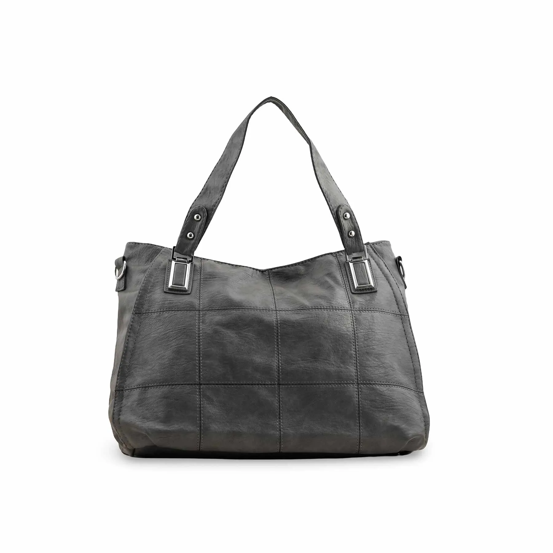 Grey Formal Shoulder Bag P36348 Chic Look Trendy Style